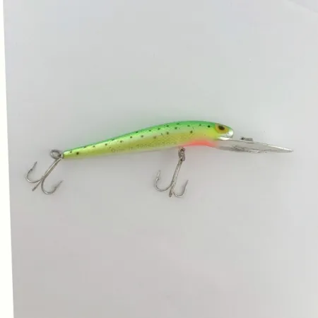 Vintage Storm Deep Thunder Stick (pre Rapala), 1/3oz Green fishing lure #23762