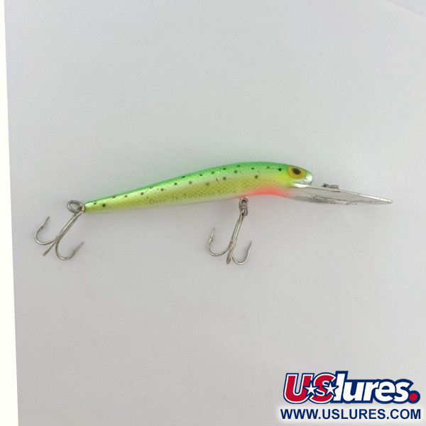 Vintage   Storm Deep Thunder Stick (pre Rapala), 1/3oz Green fishing lure #23762