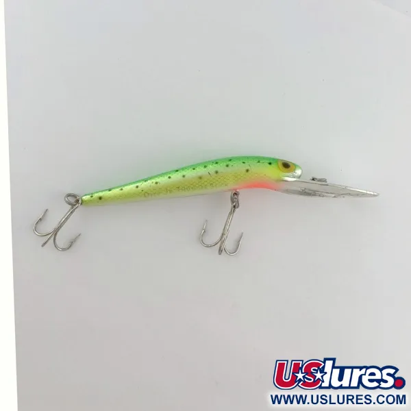 Vintage   Storm Deep Thunder Stick (pre Rapala), 1/3oz Green fishing lure #23762