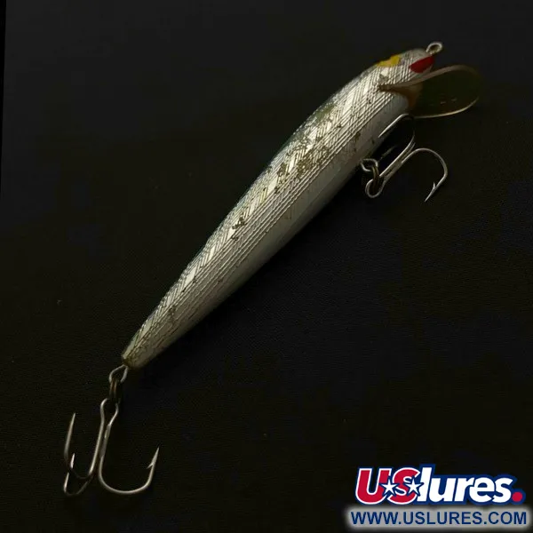 Vintage   Rebel Floater F9, 1/4oz silver/blue fishing lure #23764