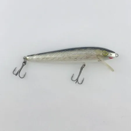 Vintage Rebel Floater F9, 1/4oz silver/black fishing lure #23765