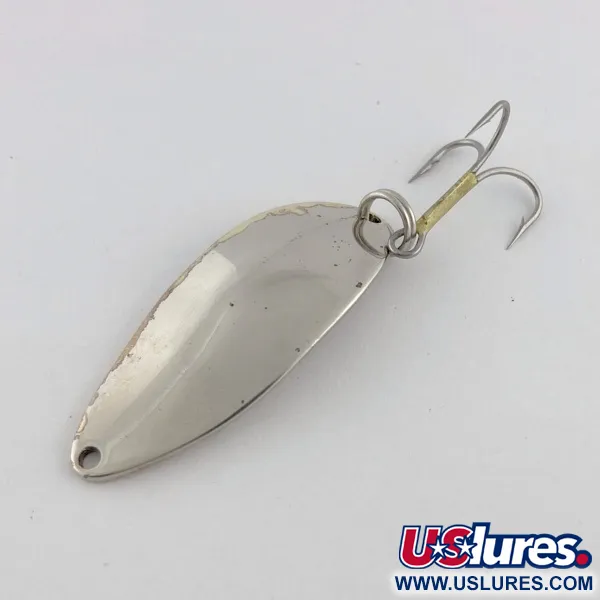 Vintage  Seneca Little Cleo (Hula Girl), 1/2oz nickel/gold fishing spoon #23766