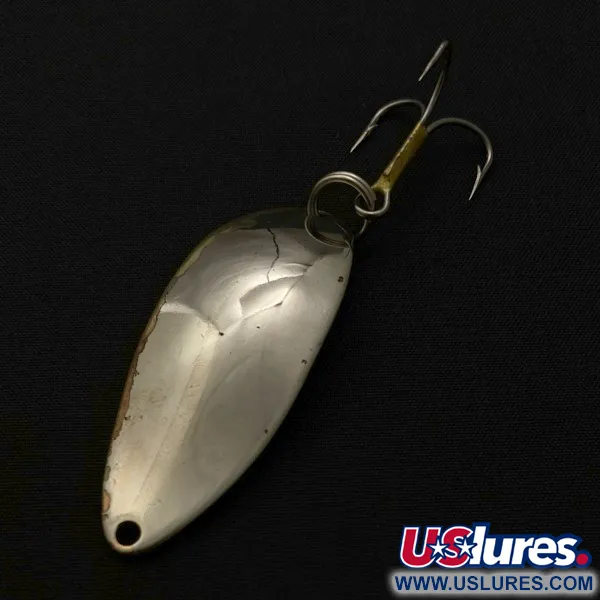 Vintage  Seneca Little Cleo (Hula Girl), 1/2oz nickel/gold fishing spoon #23766
