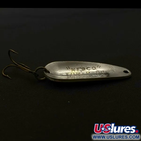 Vintage   Nebco Tor-P-DO 2, 1/2oz nickel fishing spoon #23767