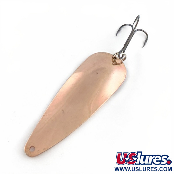 Vintage  Weller Gypsy King 1, 3/5oz copper fishing spoon #23768