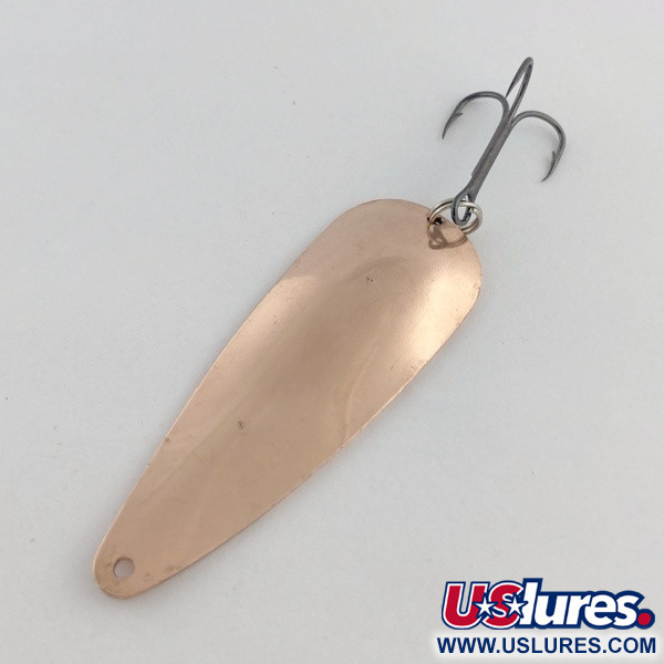 Vintage  Weller Gypsy King 1, 3/5oz copper fishing spoon #23768