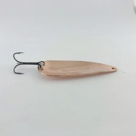 Vintage Weller Gypsy King 1, 3/5oz copper fishing spoon #23768