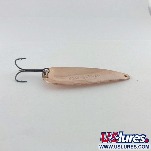 Vintage  Weller Gypsy King 1, 3/5oz copper fishing spoon #23768