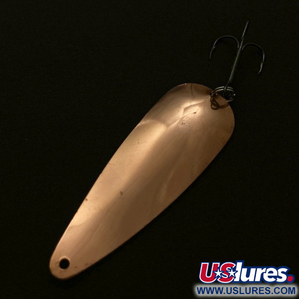 Vintage  Weller Gypsy King 1, 3/5oz copper fishing spoon #23768