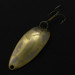 Vintage  Seneca Little Cleo (Hula Girl), 1/2oz nickel/gold fishing spoon #23769
