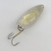 Vintage  Seneca Little Cleo (Hula Girl), 1/2oz nickel/gold fishing spoon #23769