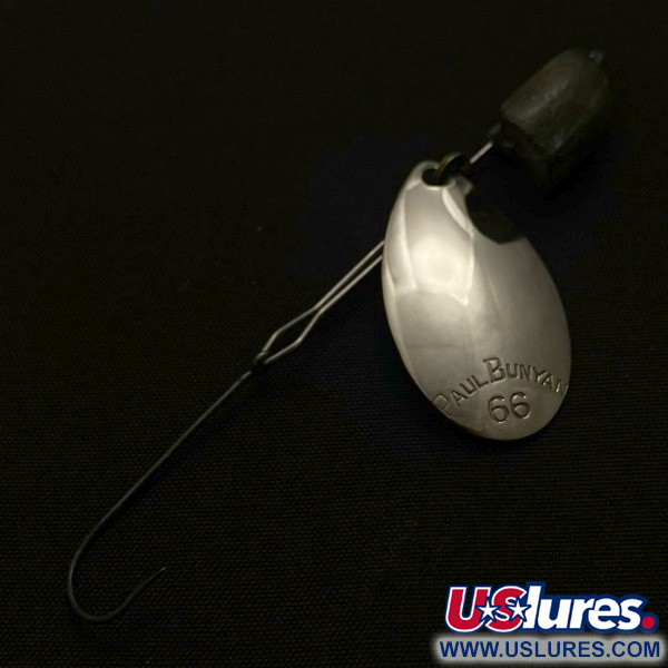 Vintage   Paul Bunyan 66, 2/5oz silver spinning lure #23770