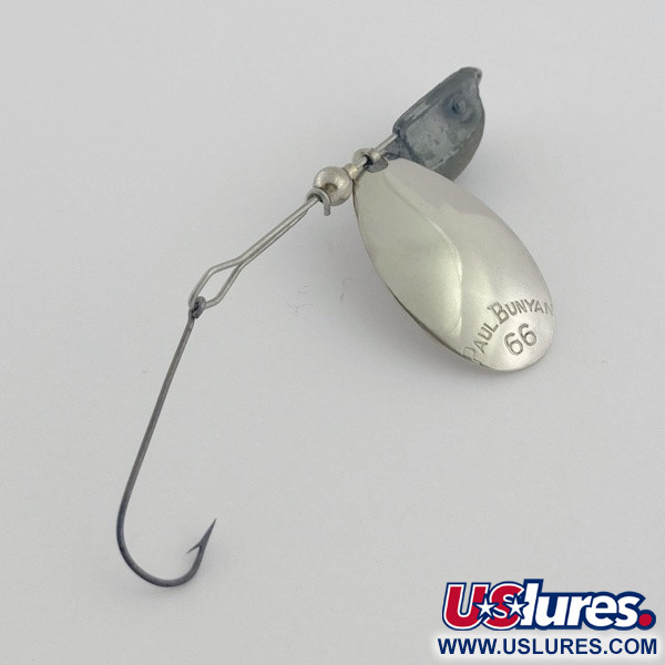 Vintage   Paul Bunyan 66, 2/5oz silver spinning lure #23770