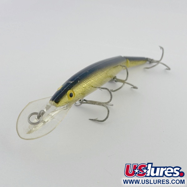 Vintage   Rebel Fastrac  F12 Jointed, 2/5oz gold fishing lure #23772