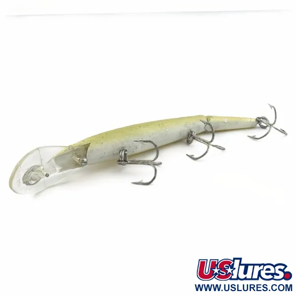 Vintage   Rebel Fastrac  F12 Jointed, 2/5oz gold fishing lure #23772