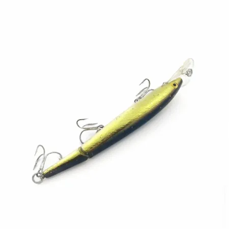 Vintage Rebel Fastrac  F12 Jointed, 2/5oz gold fishing lure #23772