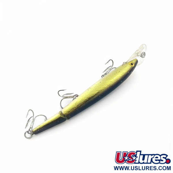 Vintage   Rebel Fastrac  F12 Jointed, 2/5oz gold fishing lure #23772