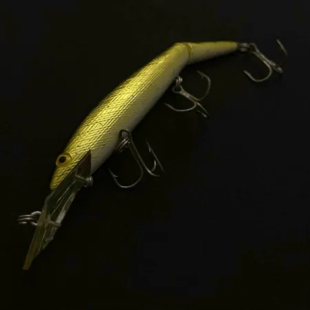 Vintage Rebel Fastrac  F12 Jointed, 2/5oz gold fishing lure #23772