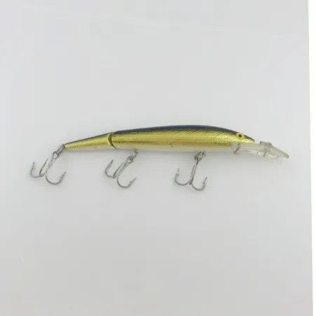 Vintage Rebel Fastrac  F12 Jointed, 2/5oz gold fishing lure #23772