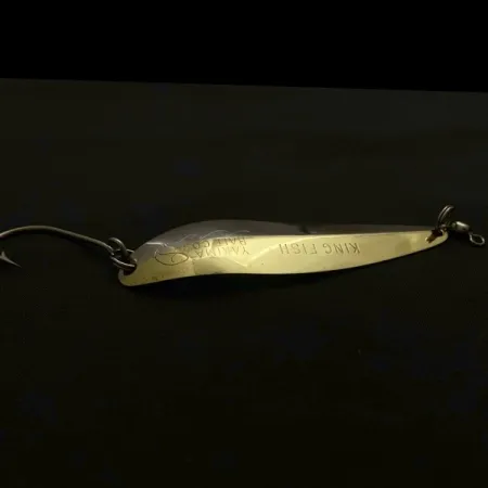 Vintage Yakima Bait Yakima bait King fish 4, 1/3oz nickel/brass fishing spoon #23774