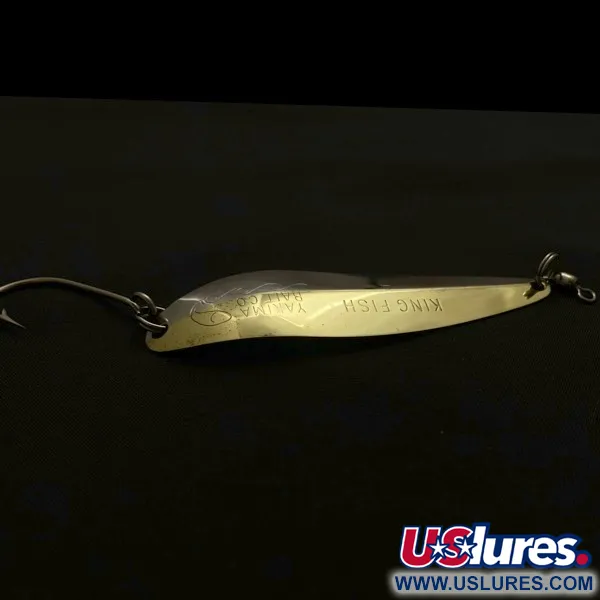 Vintage  Yakima Bait Yakima bait King fish 4, 1/3oz nickel/brass fishing spoon #23774
