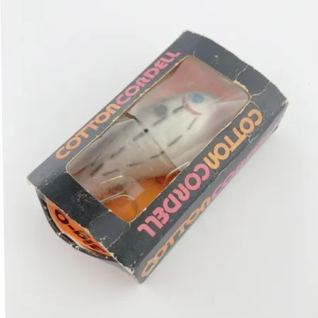 Vintage Cotton Cordell Big O, 1/2oz Blue eyes Bar Fish fishing lure #23776