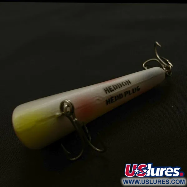 Vintage   Heddon Hedd Plug, 1/4oz pearl fishing lure #23778