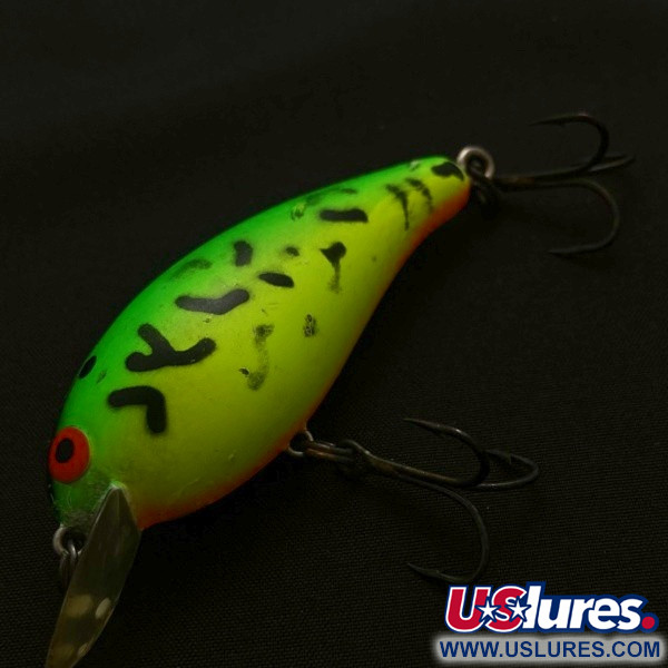 Vintage   Bomber model A baby striper Screw Tail, 2/5oz Fire tiger fishing lure #23780