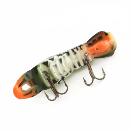 Vintage Mann's Hackleback Green Crawdad , 1/4oz Green Crawdad  fishing lure #23784