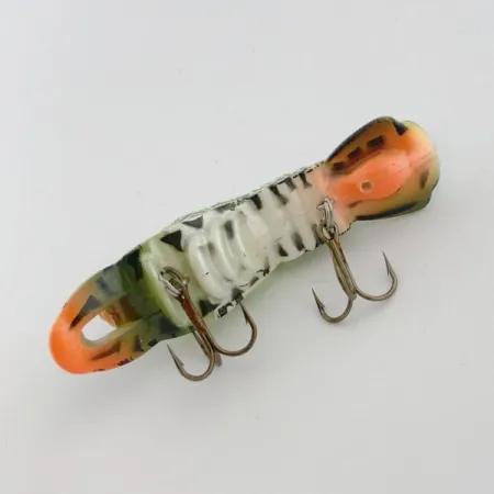 Vintage Mann's Hackleback Green Crawdad , 1/4oz Green Crawdad  fishing lure #23784