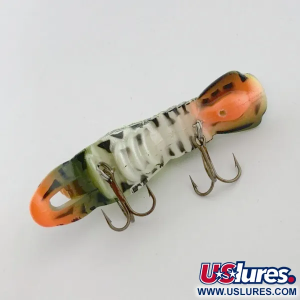 Vintage   Mann's Hackleback Green Crawdad , 1/4oz Green Crawdad  fishing lure #23784
