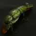 Vintage   Mann's Hackleback Green Crawdad , 1/4oz Green Crawdad  fishing lure #23784