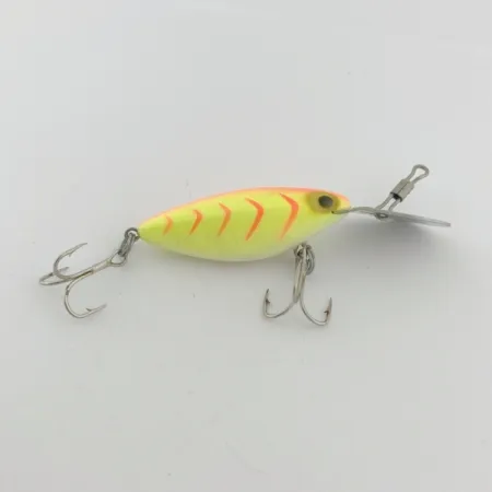 Vintage Storm Hot'N'Tot Thin Fin, 1/4oz yellow fishing lure #23787