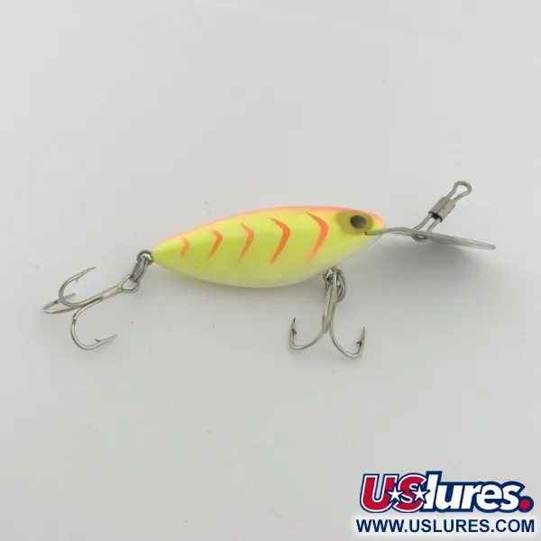 Vintage   Storm Hot'N'Tot Thin Fin, 1/4oz yellow fishing lure #23787