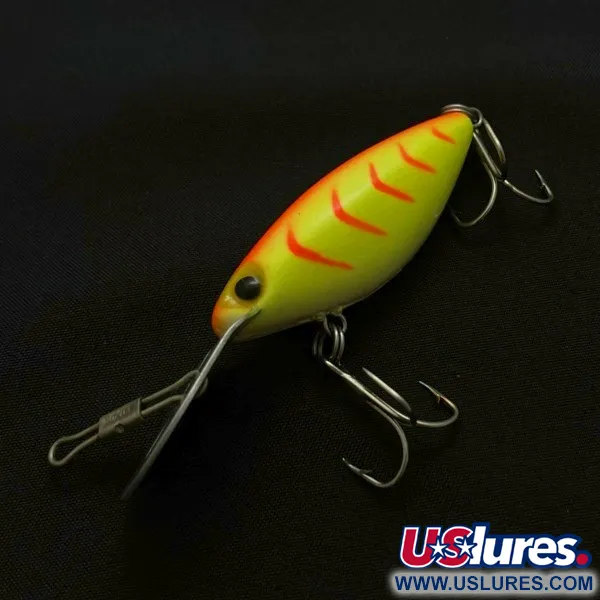 Vintage   Storm Hot'N'Tot Thin Fin, 1/4oz yellow fishing lure #23787