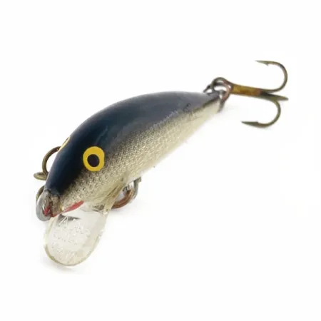Vintage Rapala Original Floater F5 (Finland) , 3/32oz S (Silver) fishing lure #23788