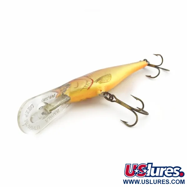 Vintage   Rapala Shad Rap Deep Runner 07, 1/4oz Shad fishing lure #23792