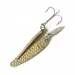 Vintage   Weber Split Spoon Lure W-2, 1/4oz brass fishing spoon #23793