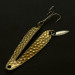 Vintage   Weber Split Spoon Lure W-2, 1/4oz brass fishing spoon #23793