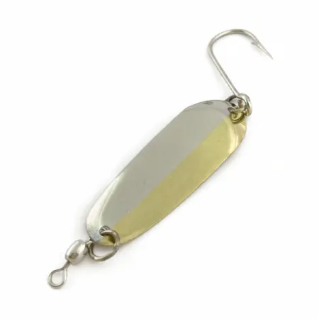 Vintage Andy Reekers #4, 1/4oz gold/nickel fishing spoon #23794