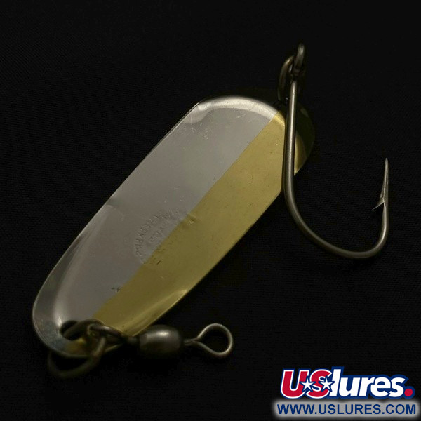 Vintage   Andy Reekers #4, 1/4oz gold/nickel fishing spoon #23794