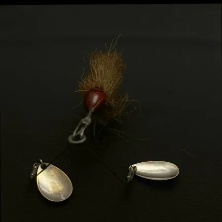 Vintage Jamison Shannon Twin Spinner, 1/2oz nickel spinning lure #23797