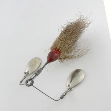 Vintage Jamison Shannon Twin Spinner, 1/2oz nickel spinning lure #23797