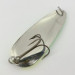 Vintage  Lindy / Little Joe Lindy Gator , 1 2/3oz nickel/chartreuse fishing spoon #23798