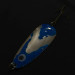 Vintage  Lindy / Little Joe Lindy Gator , 1 2/3oz nickel/blue fishing spoon #23799