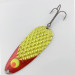 Vintage  Lindy / Little Joe Lindy Gator , 2oz red/white/nickel fishing spoon #23800