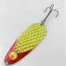 Vintage  Lindy / Little Joe Lindy Gator , 2oz red/white/nickel fishing spoon #23800