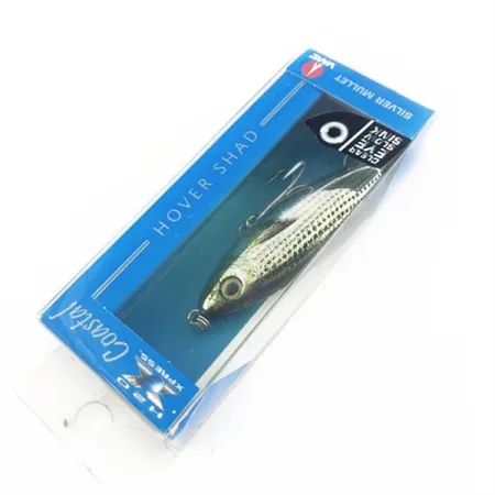 H2O Xpress Coastal Series Hover Shad Saltwater Lures, 2/5oz Silver mullet fishing lure #23801