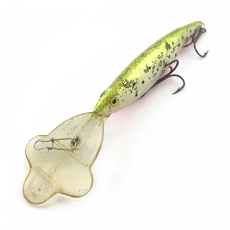 Vintage Luhr Jensen Power Hot Lips Minnow, 3/5oz fishing lure #23803