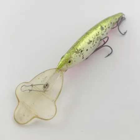 Vintage Luhr Jensen Power Hot Lips Minnow, 3/5oz fishing lure #23803